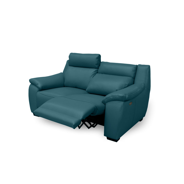 Ebern Designs Layahna 169Cm Genuine Leather Pillow Top Arm Reclining